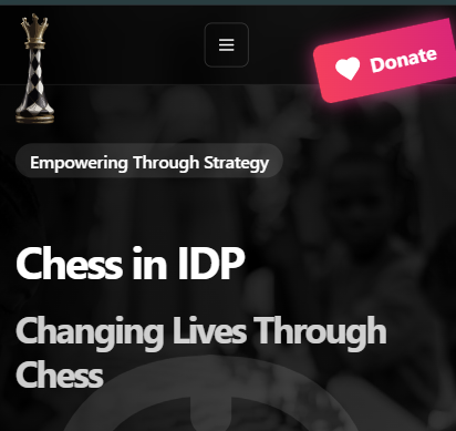 Chess in IDP Camps